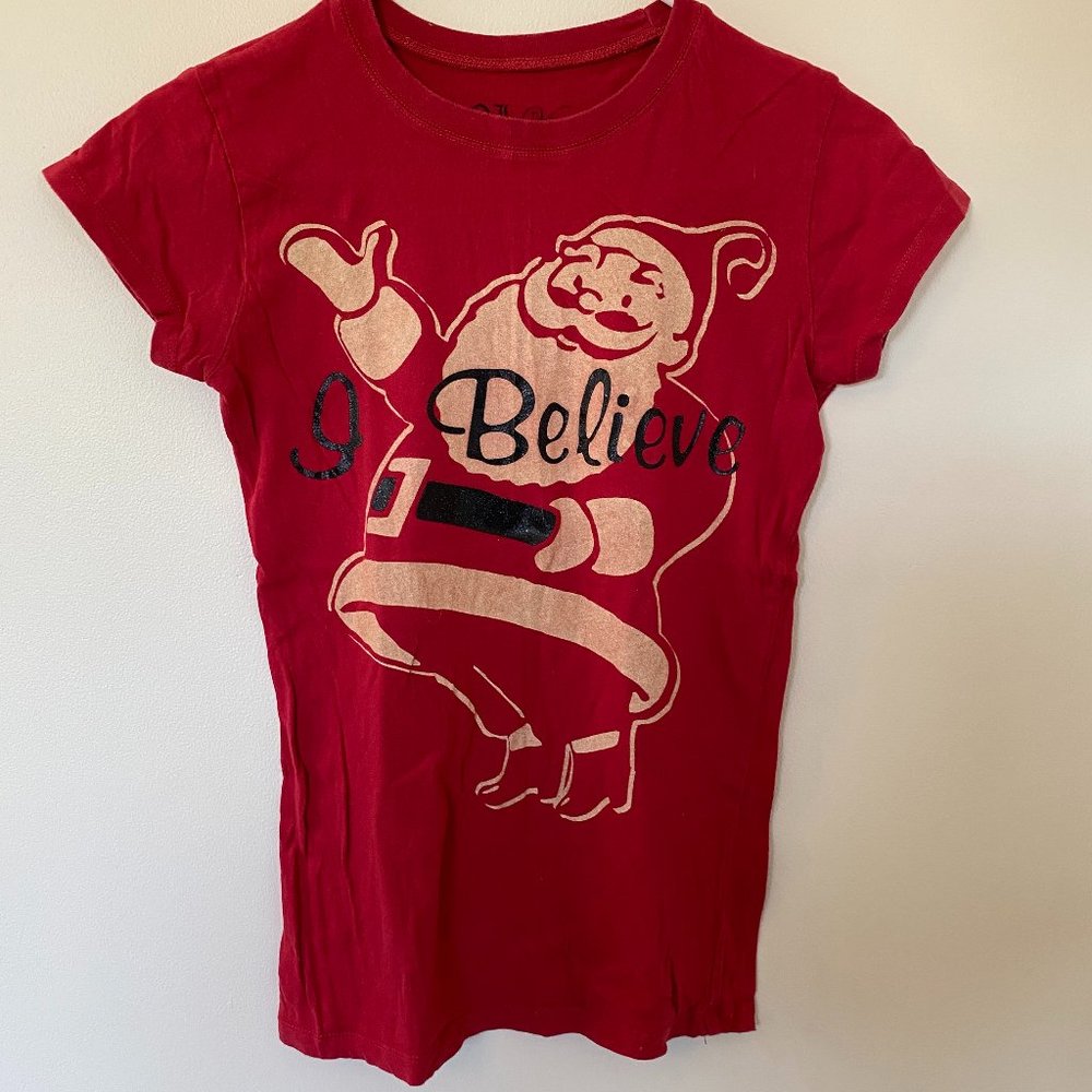 "I Believe" Santa T-Shirt